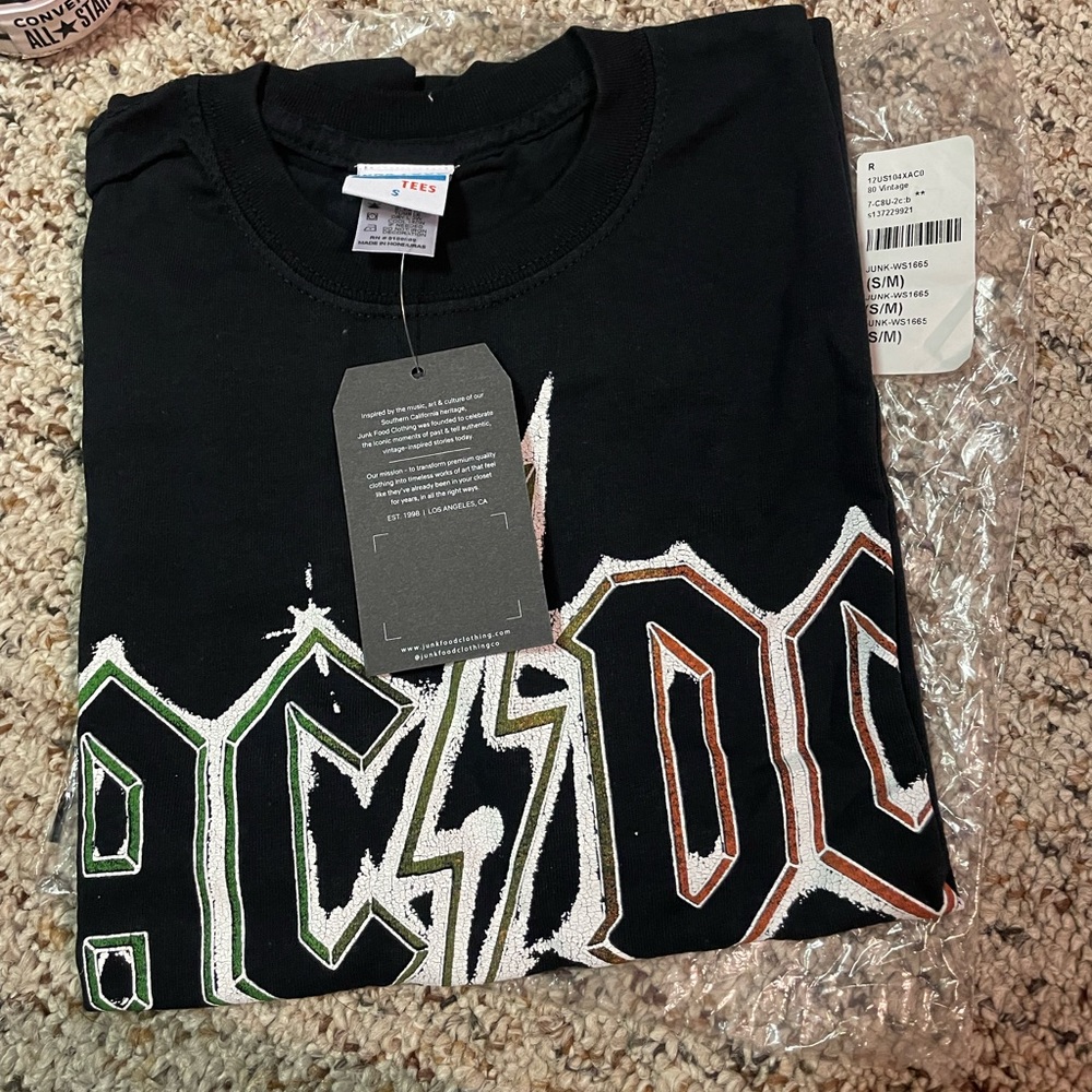 BNWT Revolve AC/DC short sleeve tee. 100% cotton size small